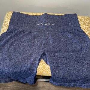 NVGTN Navy Biker Shorts